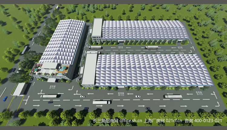 G2683上海青浦工业园区独门独院标准火车头厂房 可分割出租 天然气 104地块 
