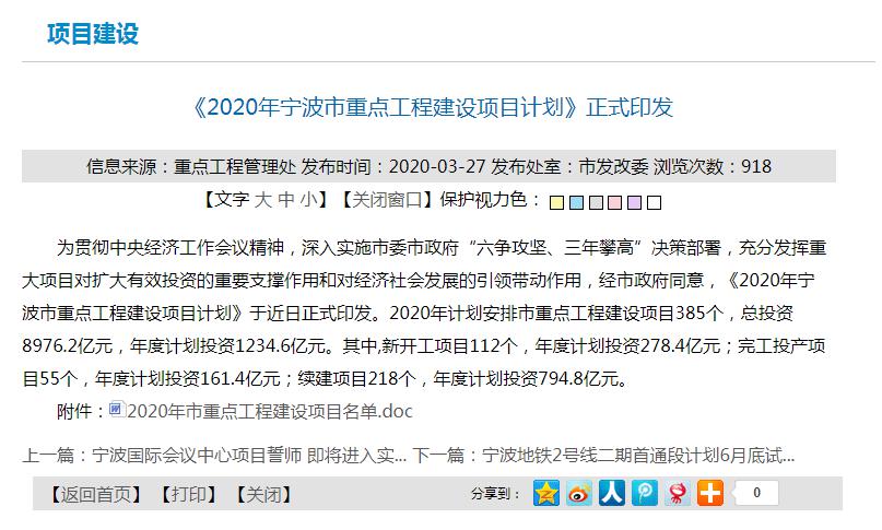 2020年余姚这些项目将重点建设！