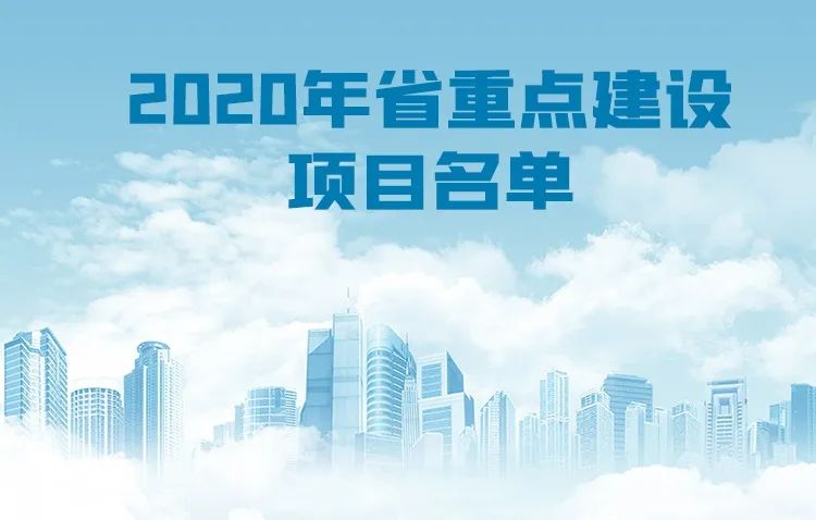 2020年省重点建设项目及预安排项目名单来看台州有哪些入选？