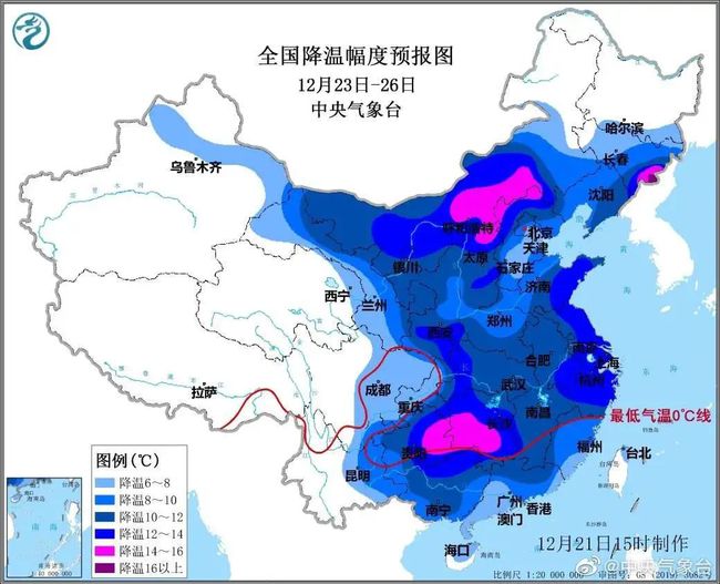 棉裤预警！诸城-11℃＋雪冷空气年底“放大招”！还有重要提醒